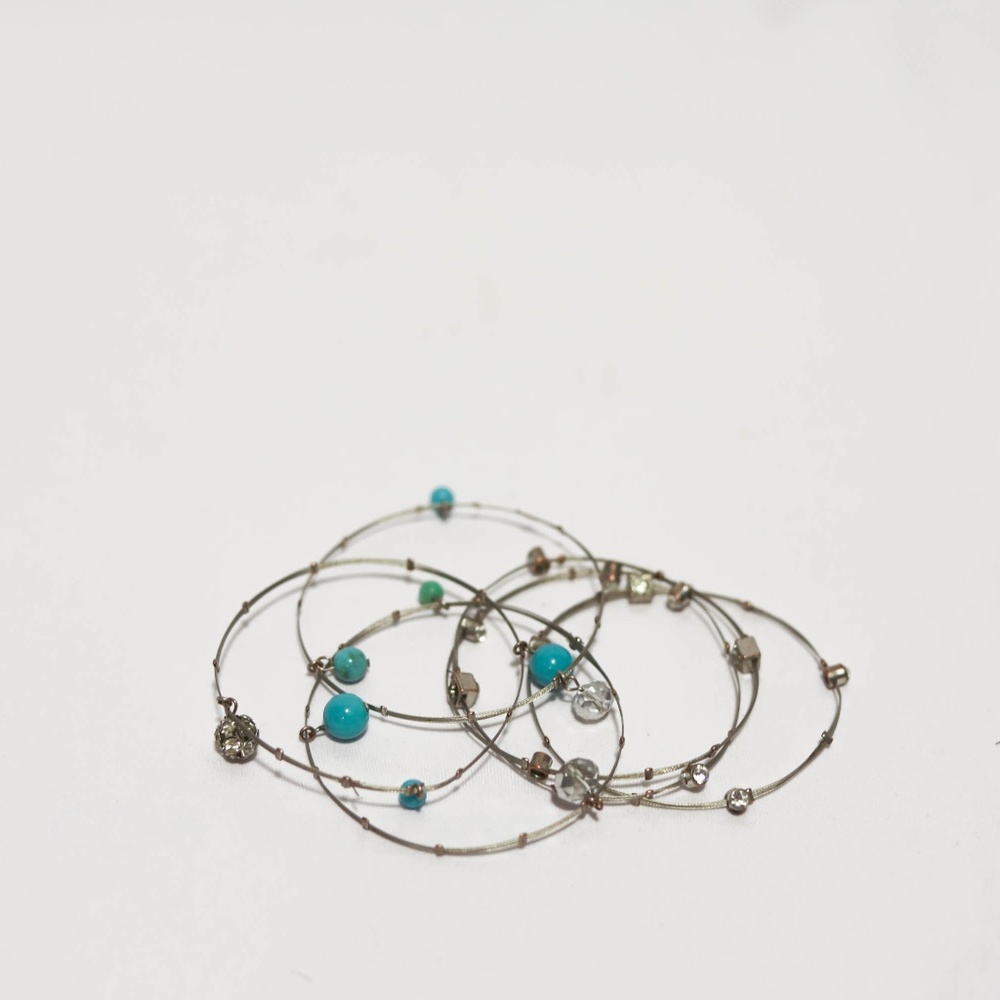 Wire & Bead Bangles - Picture 2 of 5